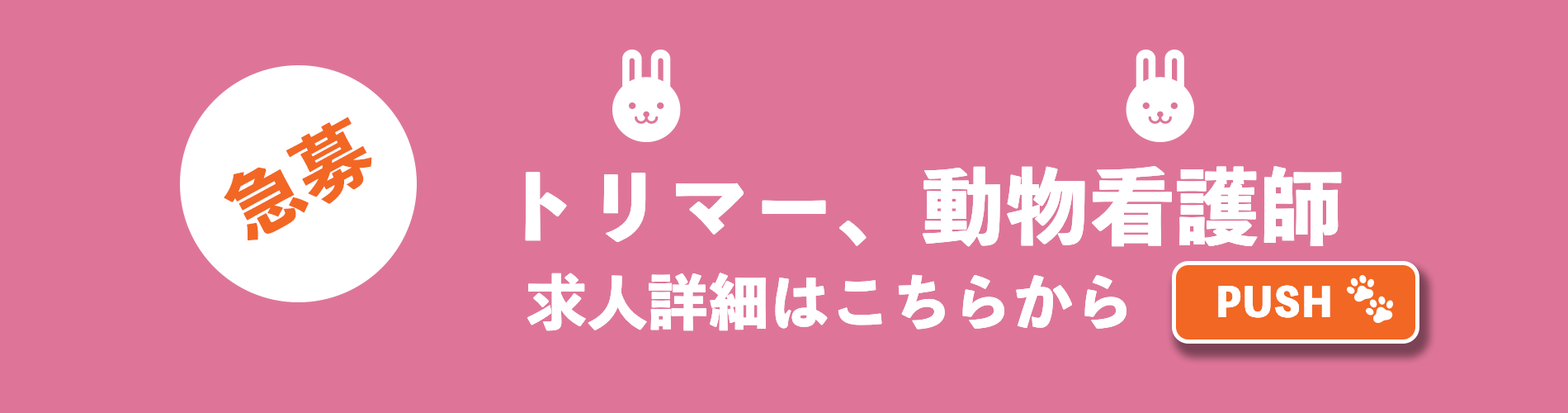 ほほえみ動物病院ではトリマーと動物看護師を募集しています。